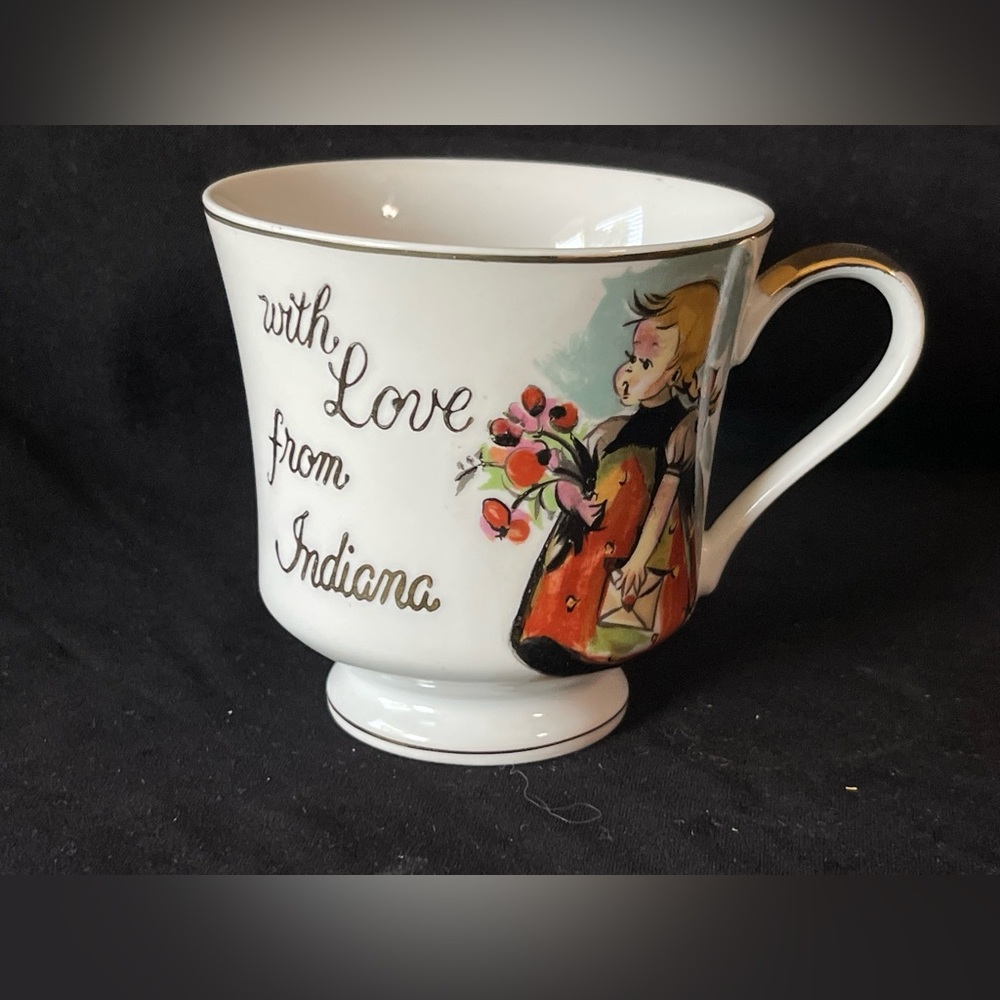 Vintage souvenir grandma cup Indiana